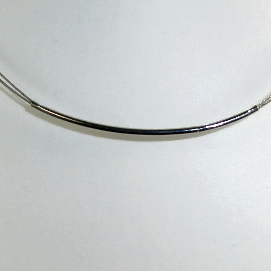 Seeglas-Anhänger in Spiralenform aus nickelfreiem Metall