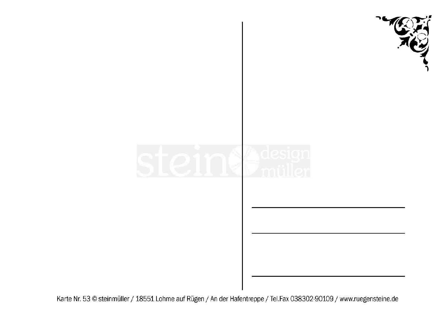 Postkarte Königsstuhl