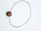 Steinfisch am Kupfer-Collier – Ostsee-Kiesel minimalistisch geschliffen
