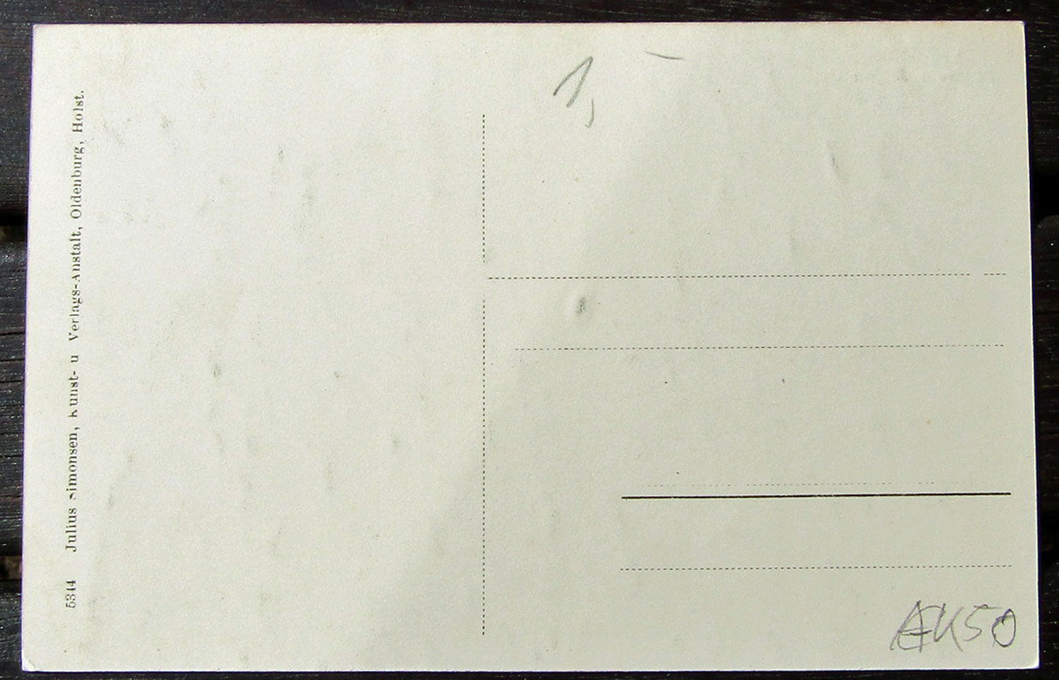 Postkarte von Lohme an der Ostsee – Blick zum Herrenbad