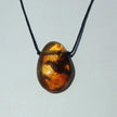 Collier aus poliertem Bernstein und Silber von Rügen