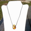 Collier aus poliertem Bernstein und Silber von Rügen