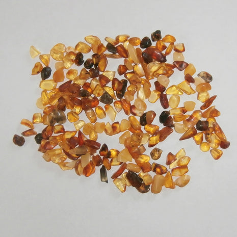 10 Gramm polierte Bernsteine zum Basteln von Rügen