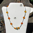 Edles Collier aus Bernstein und Silber, Unikat