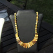 Einzigartiges Collier aus hellen Bernsteinscheiben