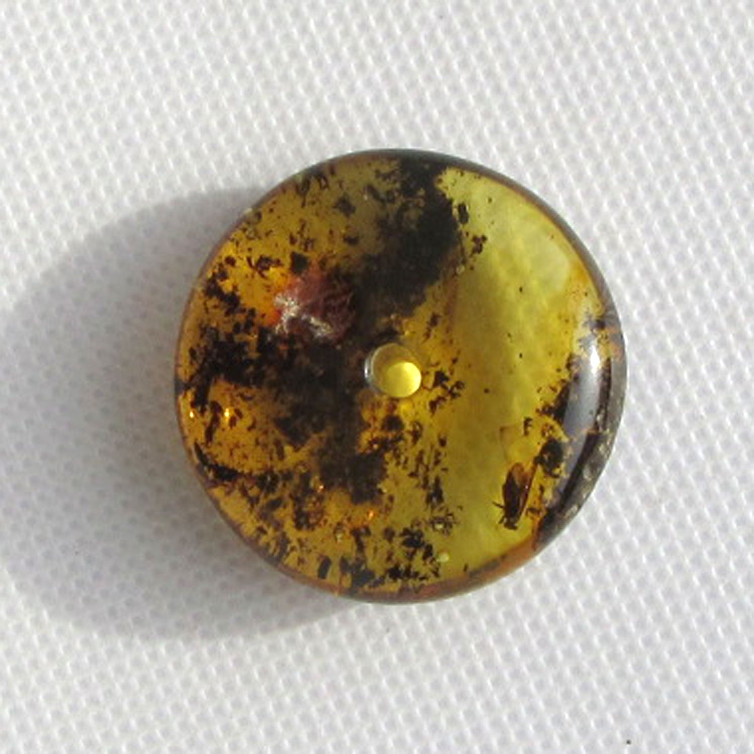 Transparenter Bernsteindonut – Natürliches Unikat von Rügen