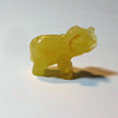 Einzelstück: Elefant aus honigfarbenem Bernstein