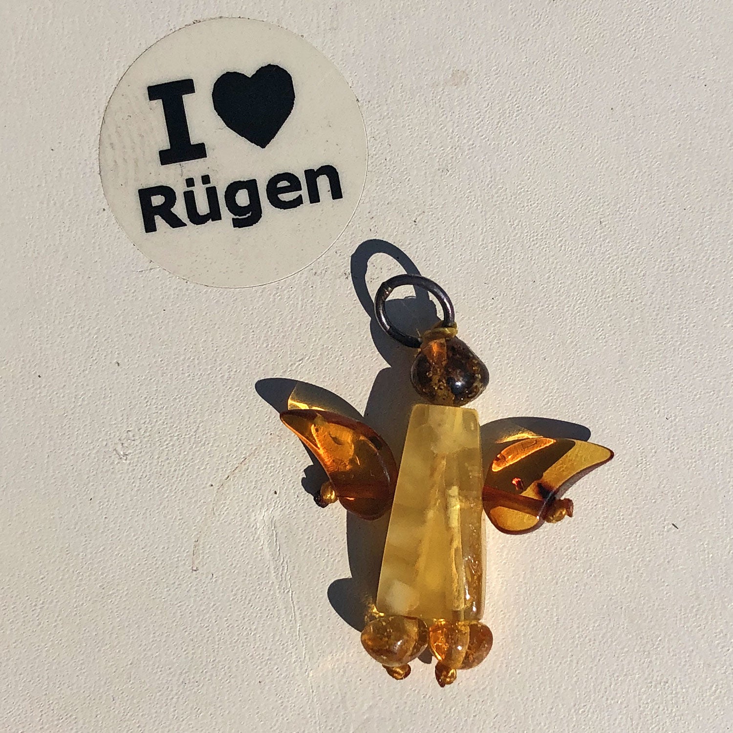 Bernsteinengel – Schutzengel in warmem Bernstein