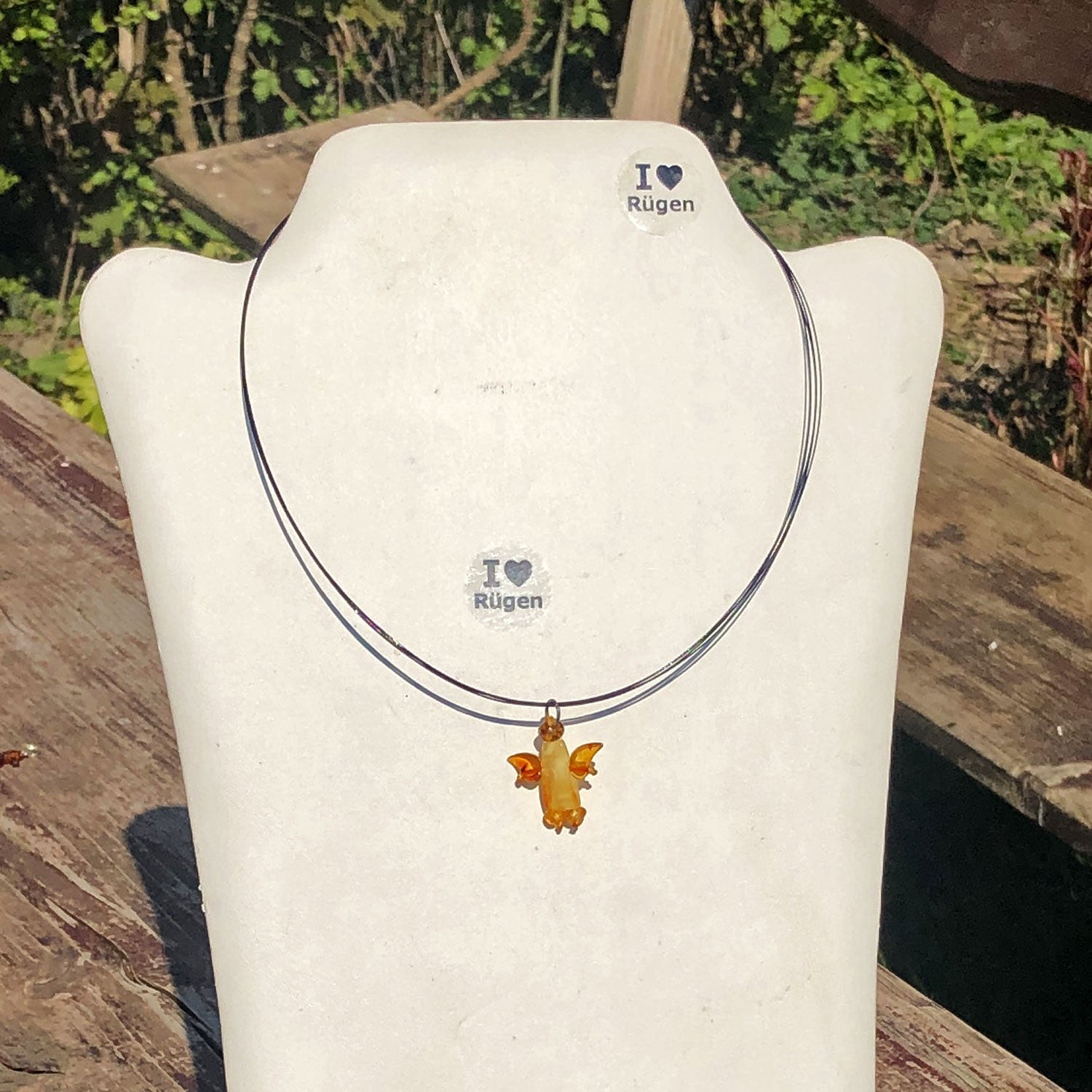 Bernsteinengel – Schutzengel in warmem Bernstein