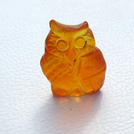 Eule aus Bernstein – Einzigartiger Uhu von Rügen