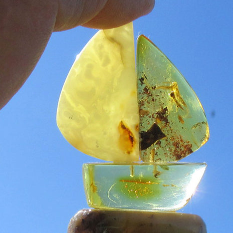 Bernstein-Segelschiff "Hanseatic"