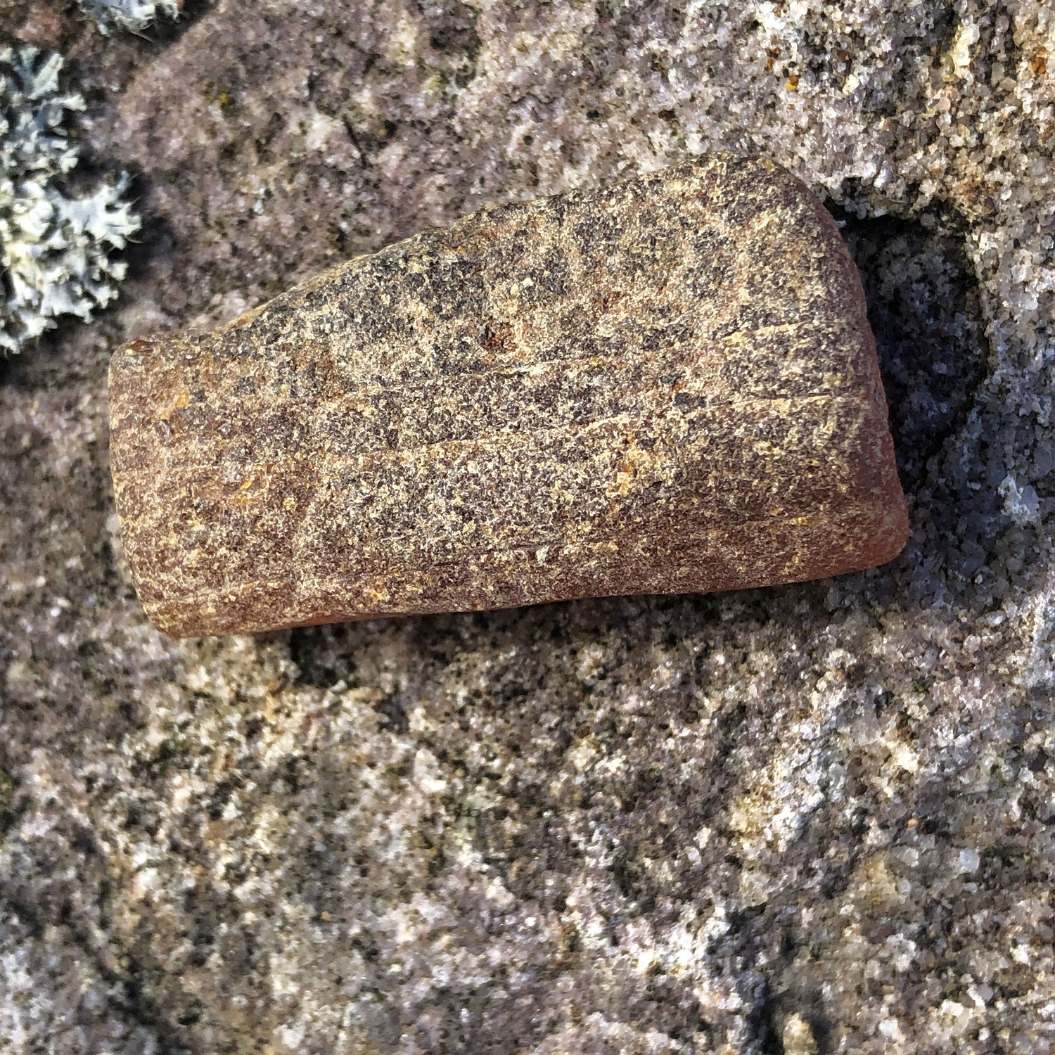 Einzelstück Bernstein unpoliert, wie am Strand gefunden