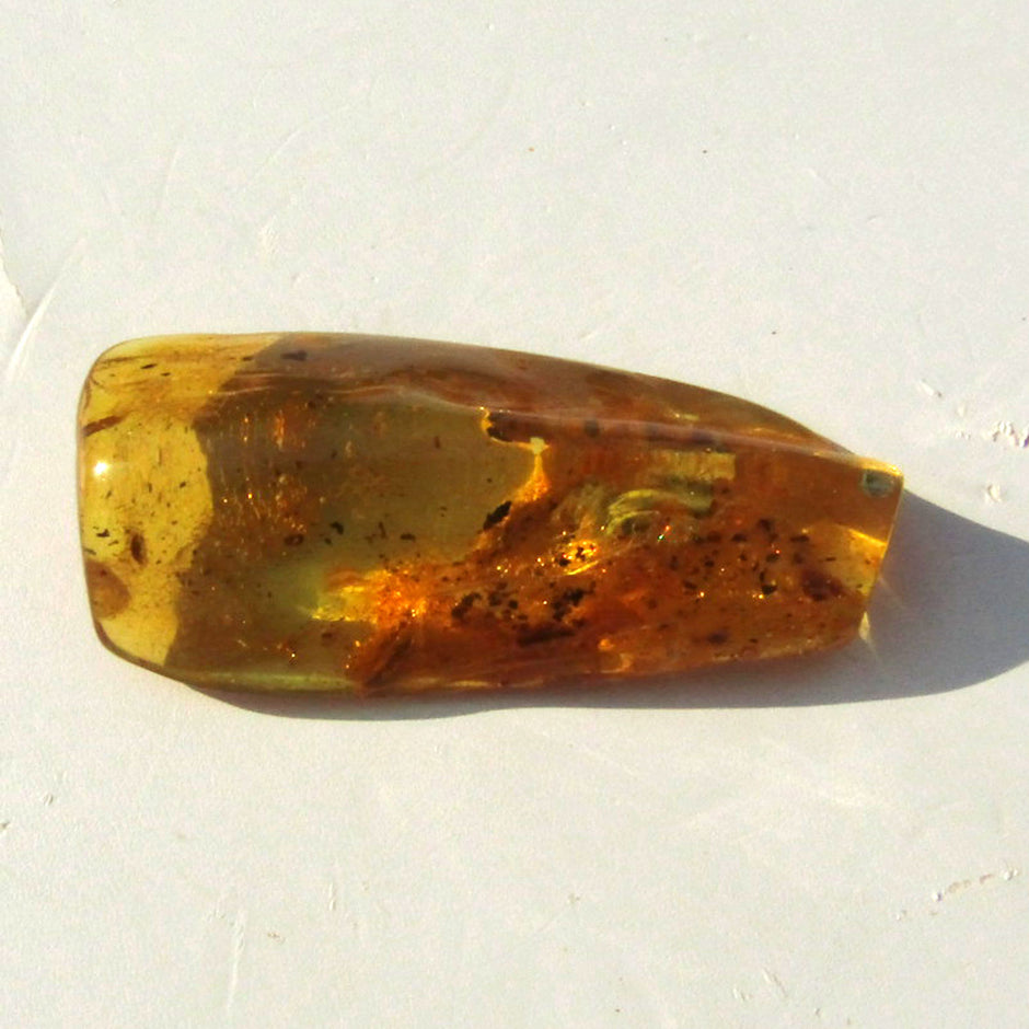 Klares Unikat aus Bernstein von der Ostsee-Insel Rügen