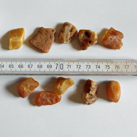 Einzelstück Bernstein von der Ostsee-Insel, naturbelassen