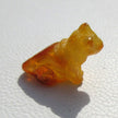 Kleiner Bernsteinwelpe, sonnengelb, handgefertigt