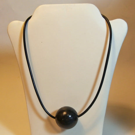 Polierte Feuersteinkugel, ca. 33 mm, Einzelstück