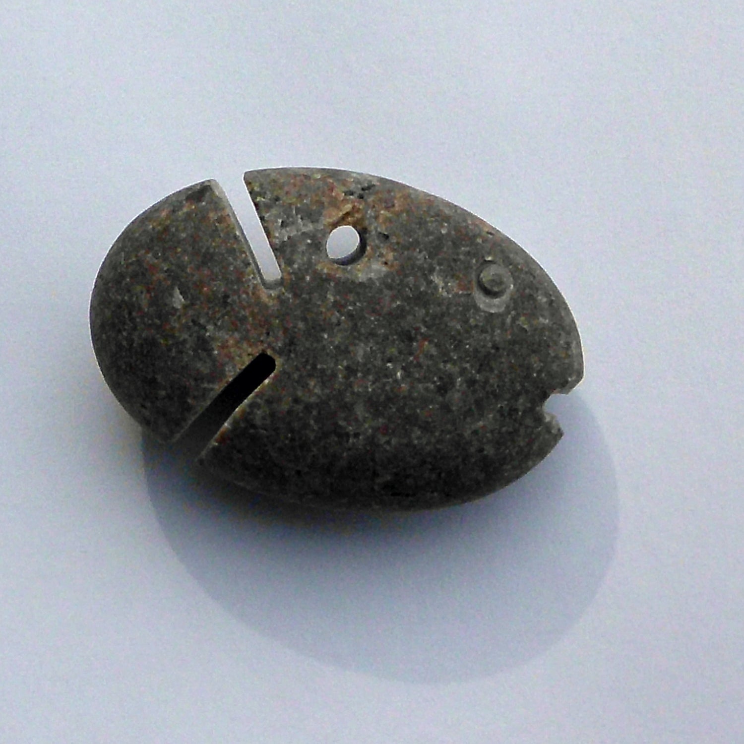 Steinfisch aus Rügener Kiesel – Unikat, handgefertigt