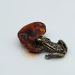 Glücksfrosch mit Bernstein – Talisman von der Ostsee