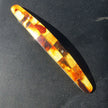 Einzelstück: Haarspange aus buntem Bernstein