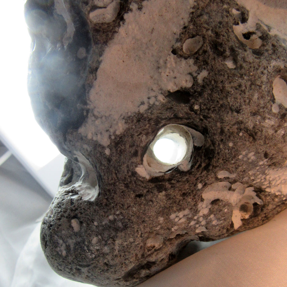 Hühnergott unpoliert von der Ostsee-Insel Rügen – Einzelstück