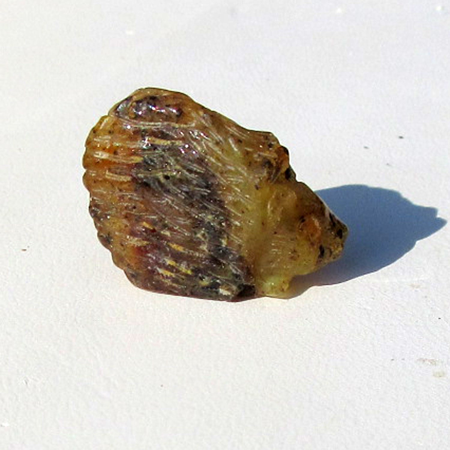 Einzigartiger Igel aus handverlesenem Bernstein