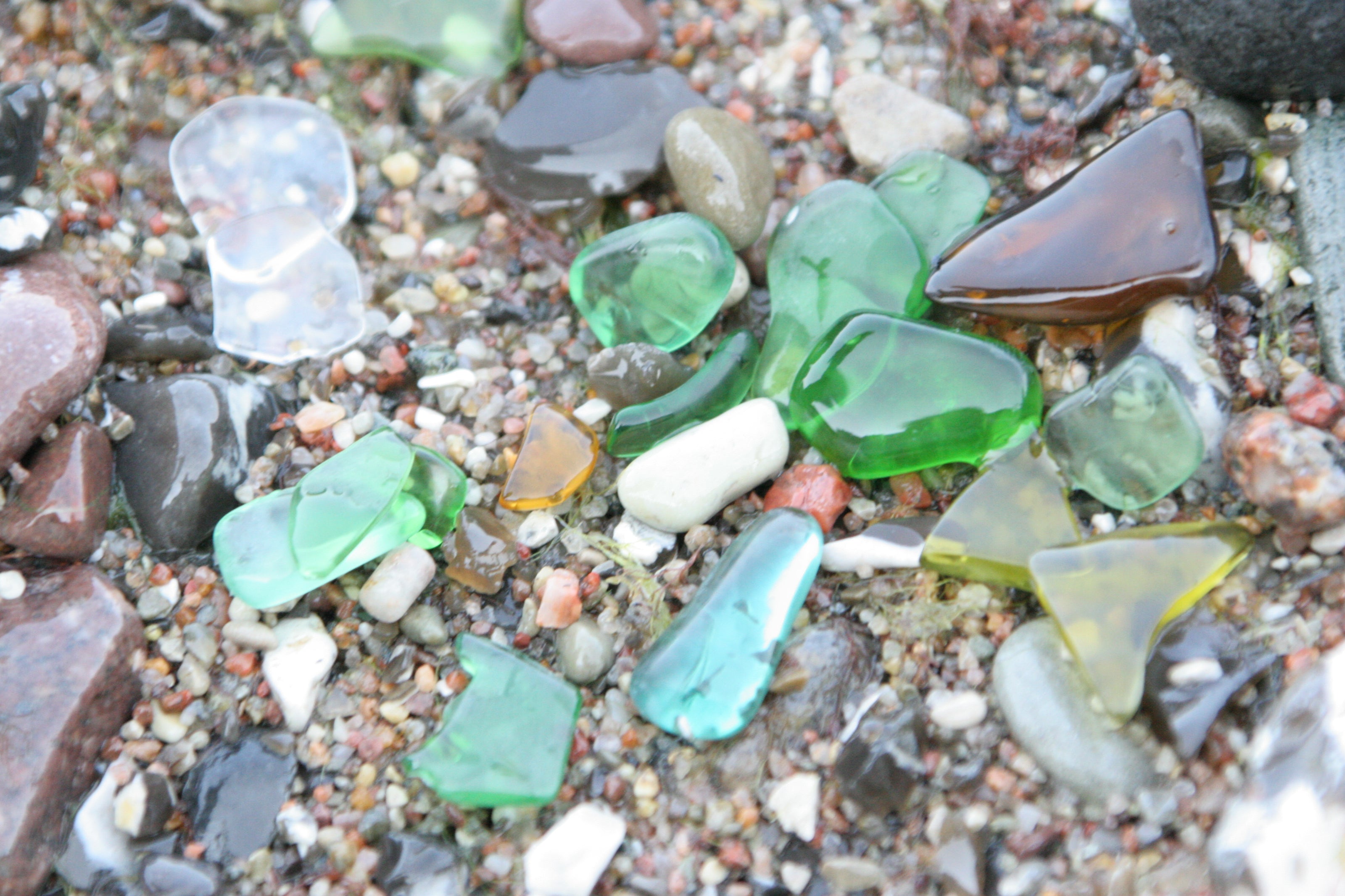 Seeglas am Band mit Märchen – Ein Unikat von der Ostsee