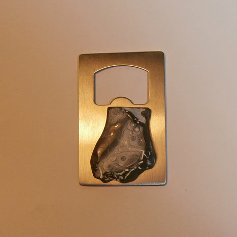 Kapselheber aus Edelstahl mit Seeigel-Unikat