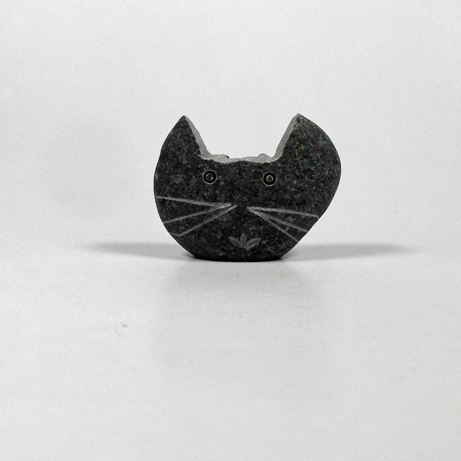 Einzelstück: Katzenkopf aus Porphyr, maritim und rustikal