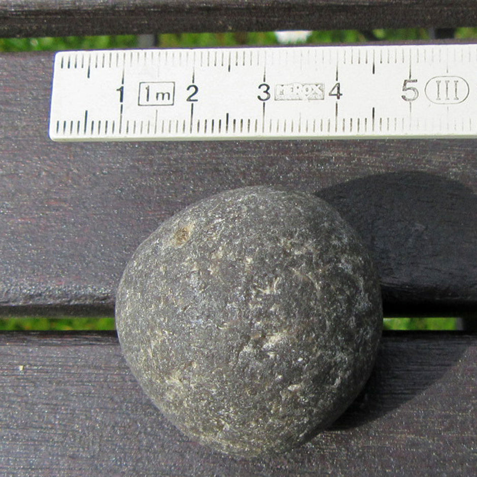 Einzelstück Klapperstein aus Kugelschwamm, Naturform