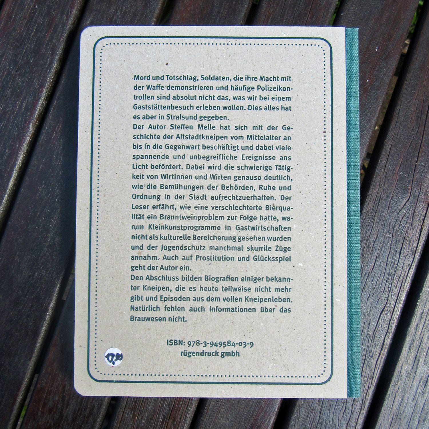 Kneipen der Stralsunder Altstadt 1332 – 2023, Unikat
