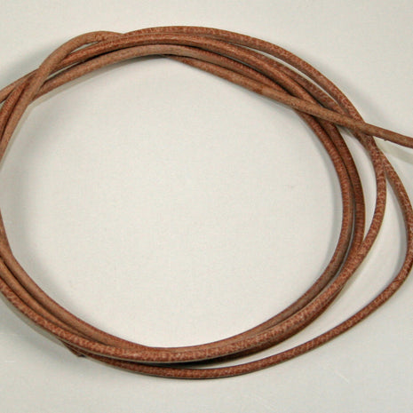Lederband, natur, 1mm
