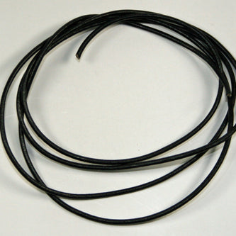 Lederband, schwarz, 2mm, 85cm
