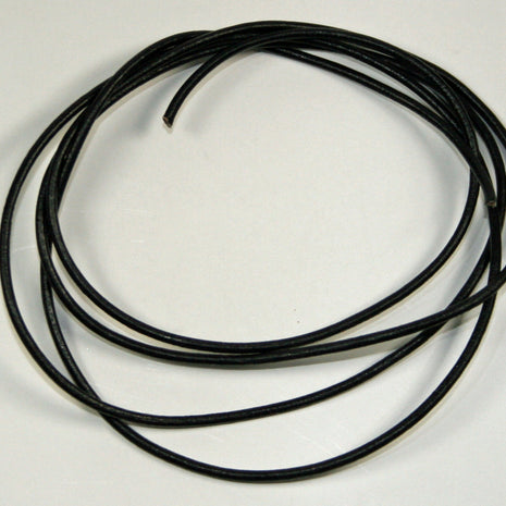 Lederband, schwarz, 2mm, 85cm