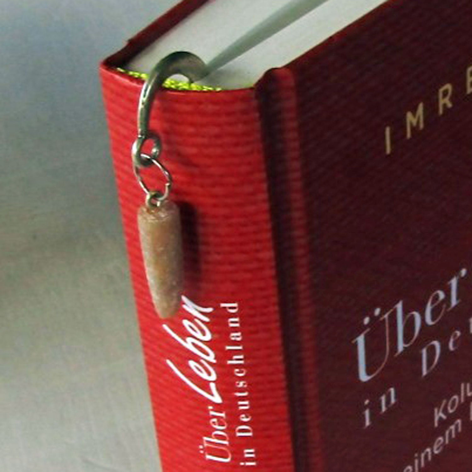 Lesezeichen aus Donnerkeilspitze – Einzelstück von Rügen