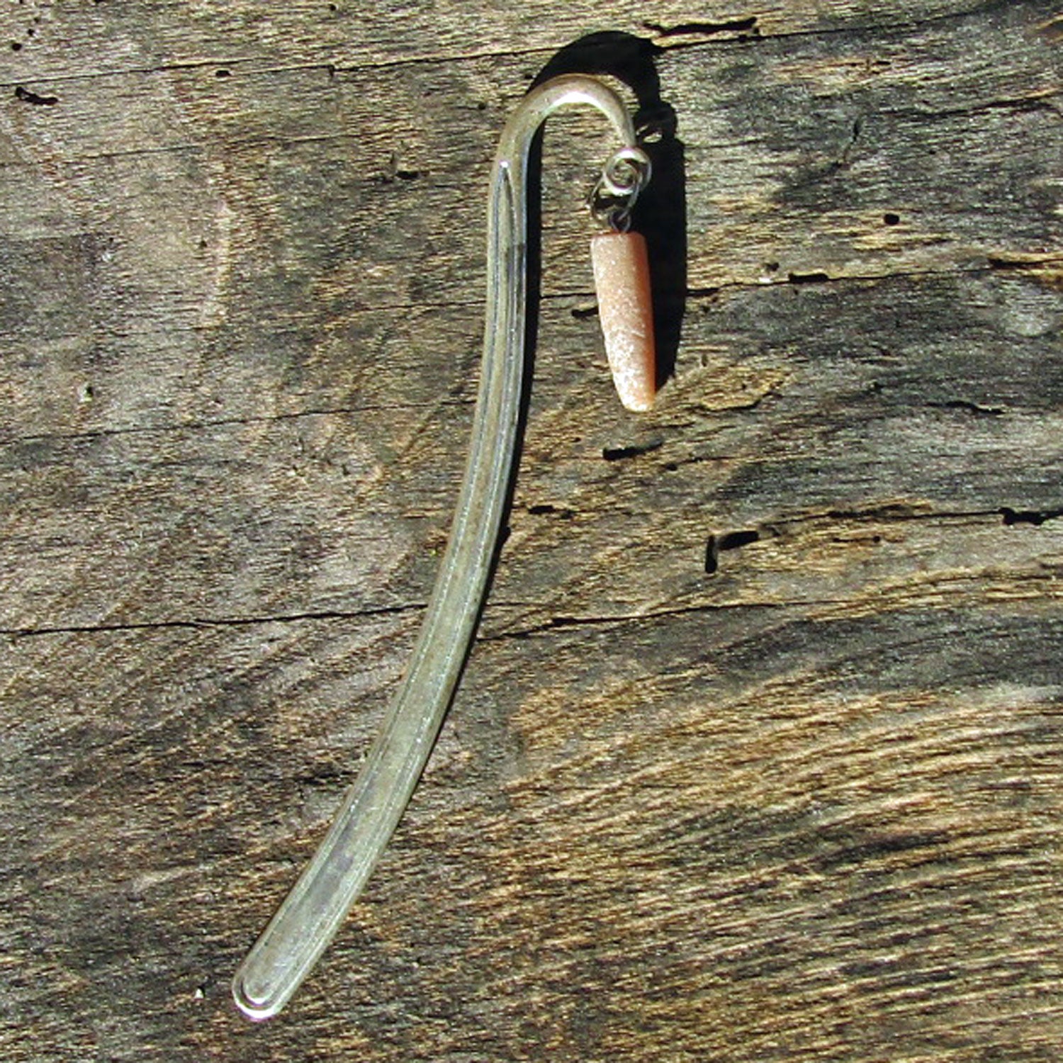 Lesezeichen aus Donnerkeilspitze – Einzelstück von Rügen