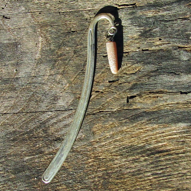 Lesezeichen aus Donnerkeilspitze – Einzelstück von Rügen