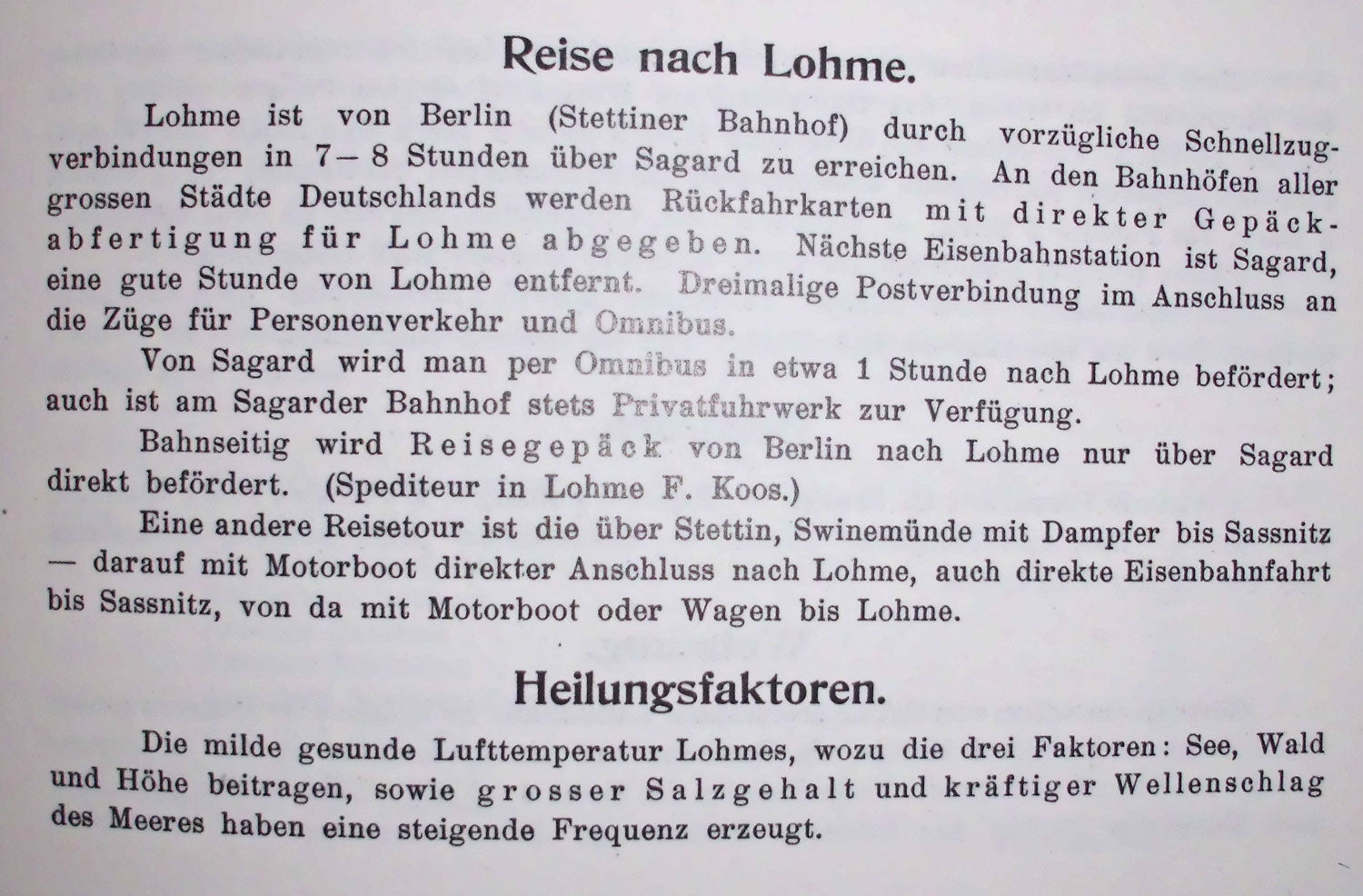 LOHME Perle von Rügen