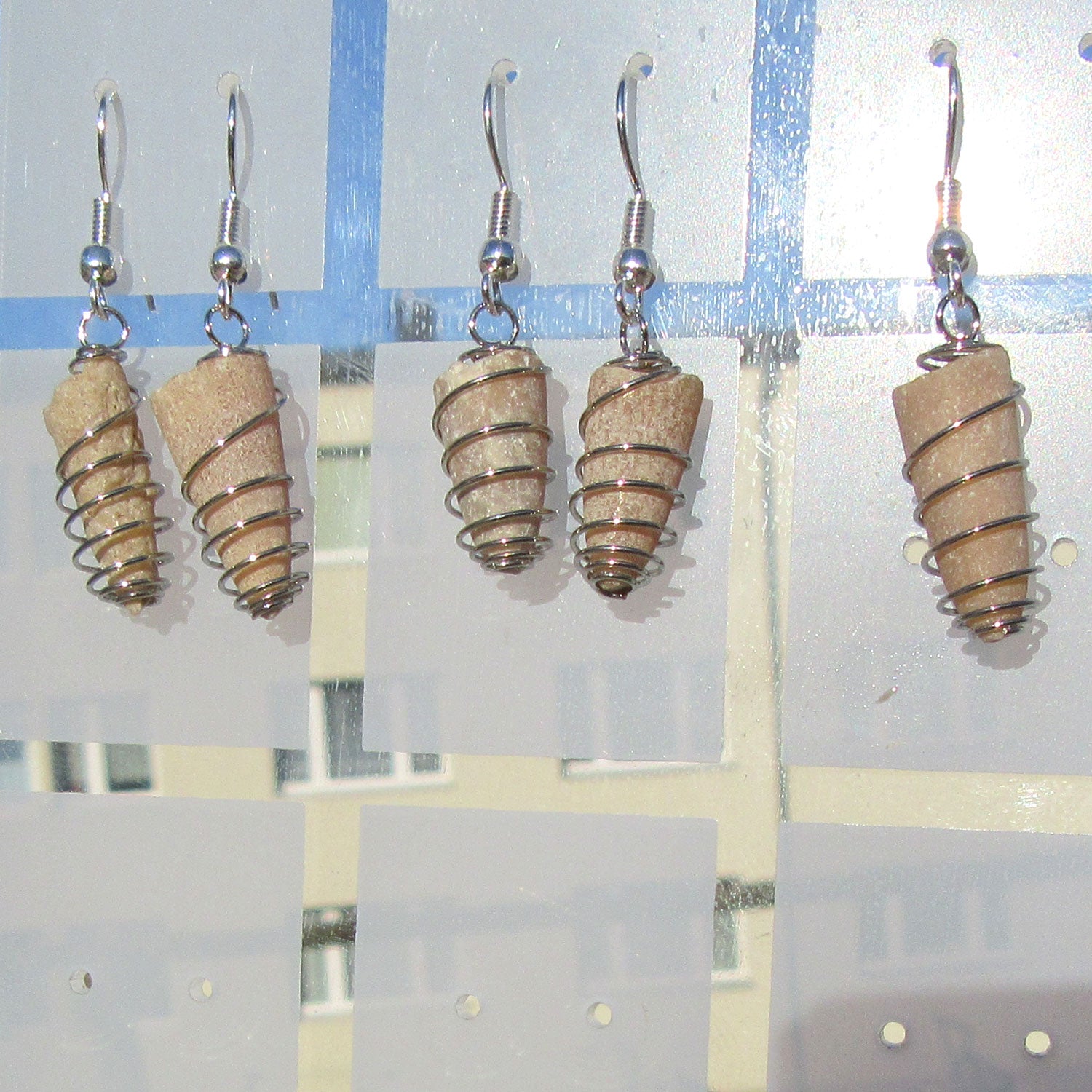 Ohrhänger aus Silber (925) mit Donnerkeil-Spirale