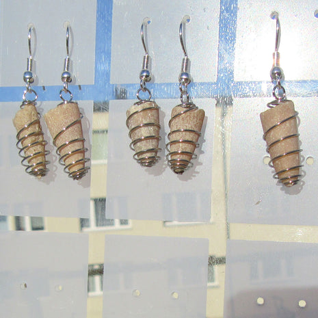 Ohrhänger aus Silber (925) mit Donnerkeil-Spirale