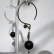 Ohrhänger aus Feuerstein und Silber, Unikat