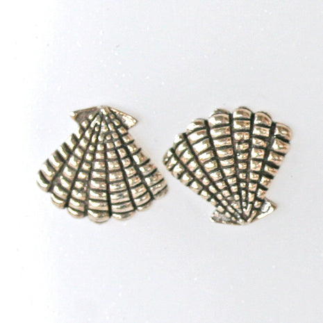 Ohrstecker aus 925er Silber in Muschelform