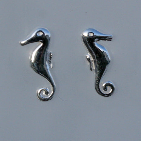 Ohrstecker aus 925 Silber in Seepferdchenform