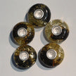 Polierter Moorbernstein-Bead für Pandora