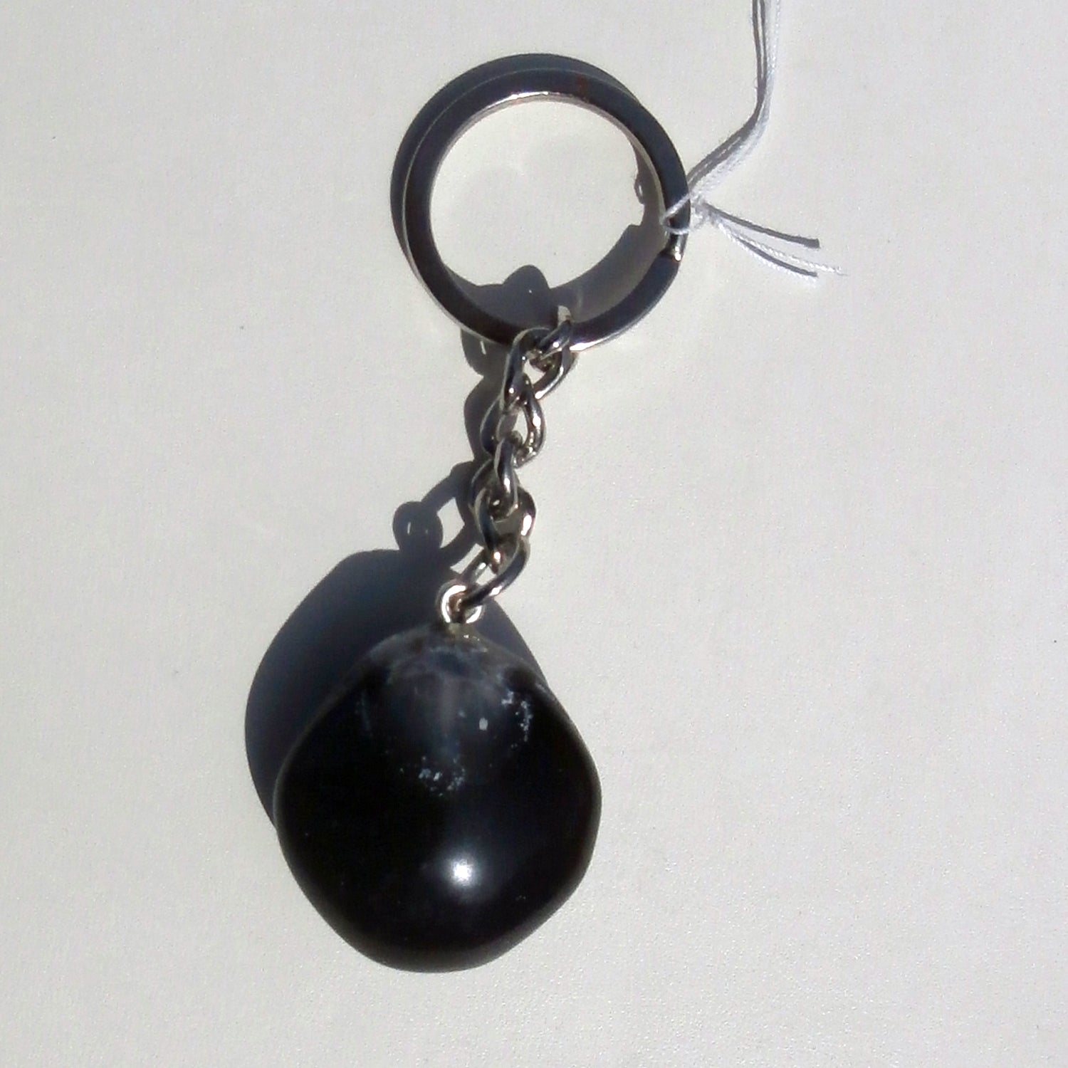 Schlüsselanhänger mit einem polierten Brachiopoden