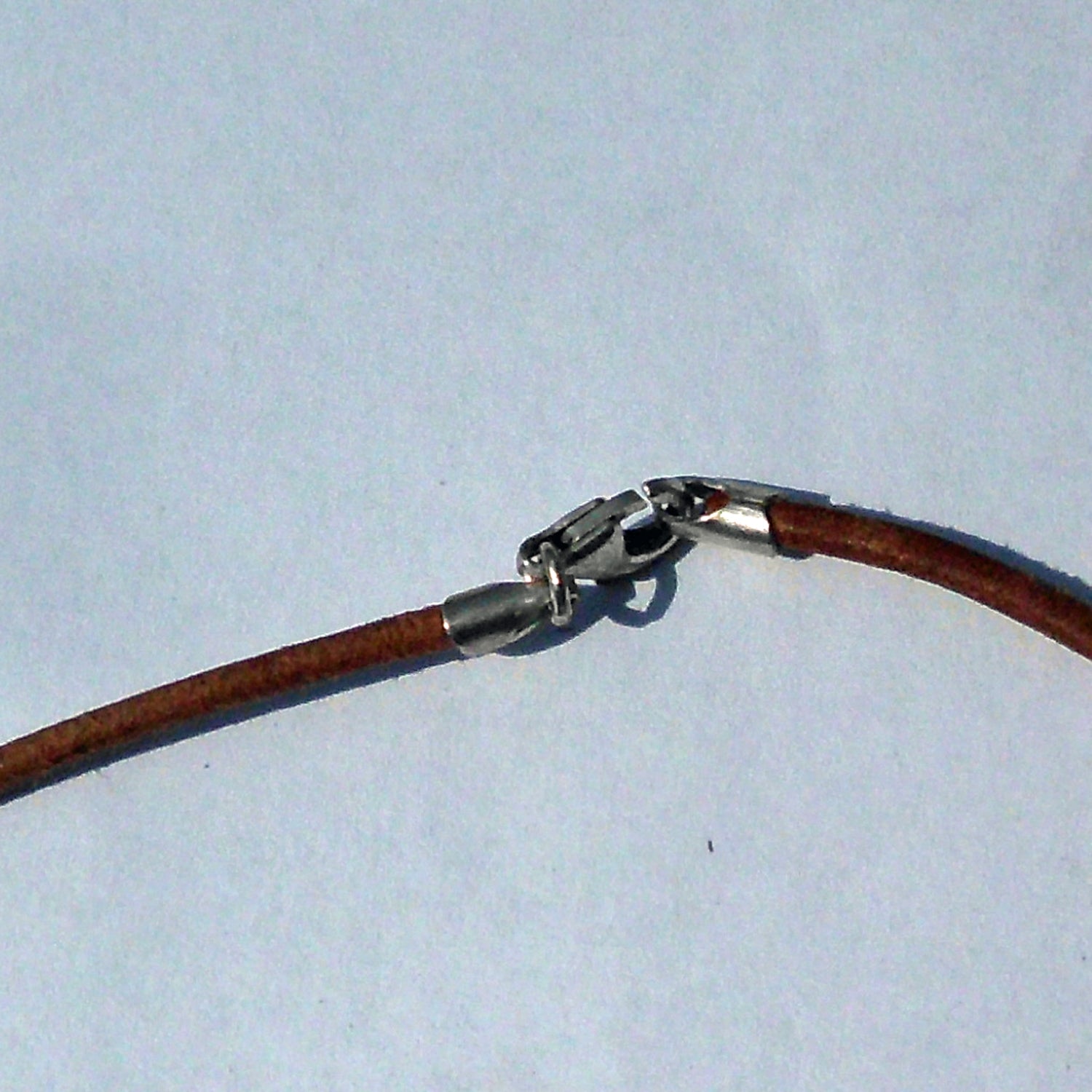 Collier mit Seeglas und Kieselstein von der Ostsee-Insel