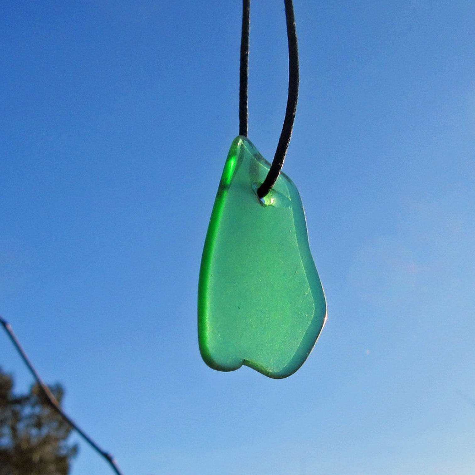 Seeglas am Band mit Märchen – Ein Unikat von der Ostsee