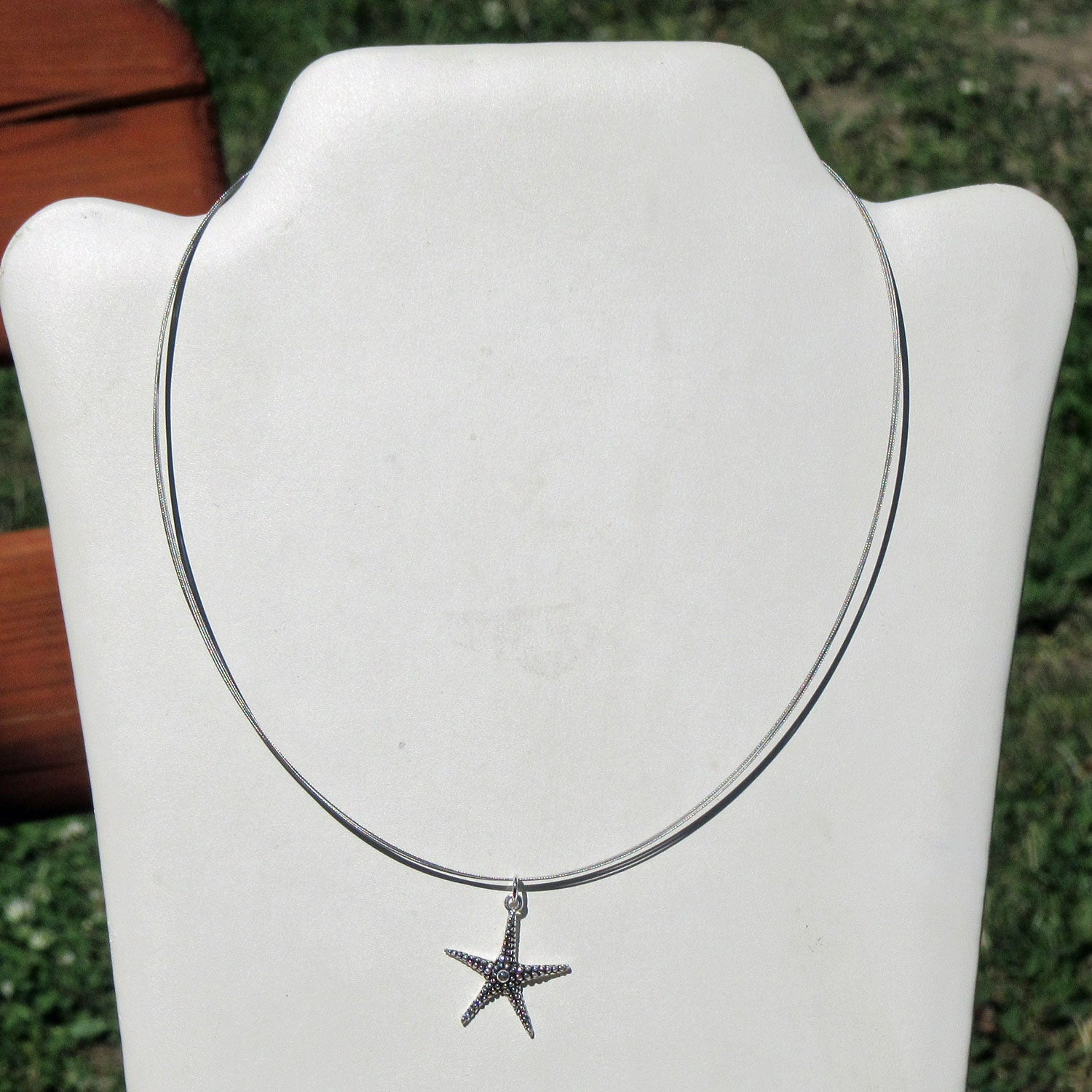 Silberanhänger in Form eines Seesterns, 925 Sterling