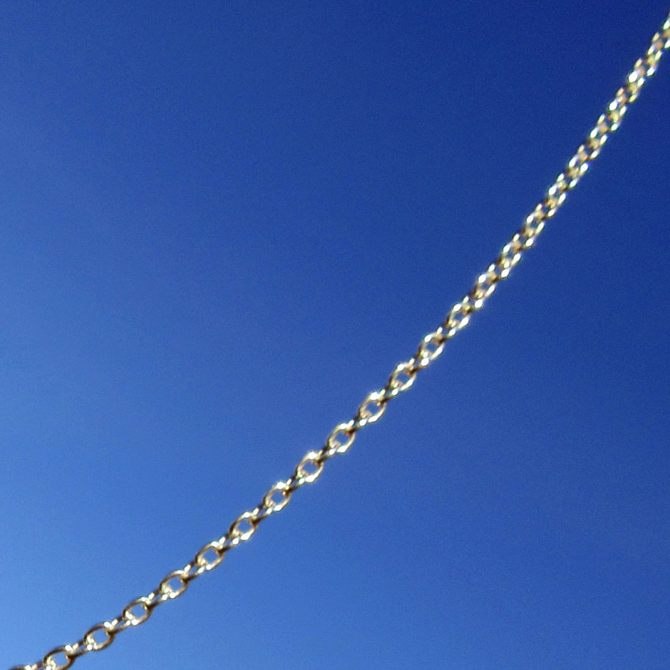 Silberne Ankerkette aus 925er Silber, Unikat