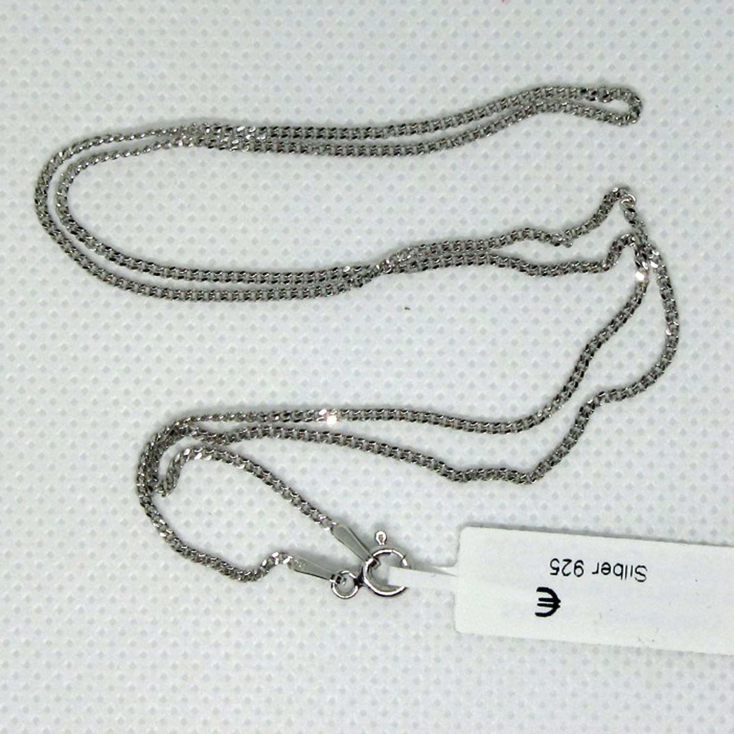 Silberne Panzerkette aus 925er Silber, einzigartig