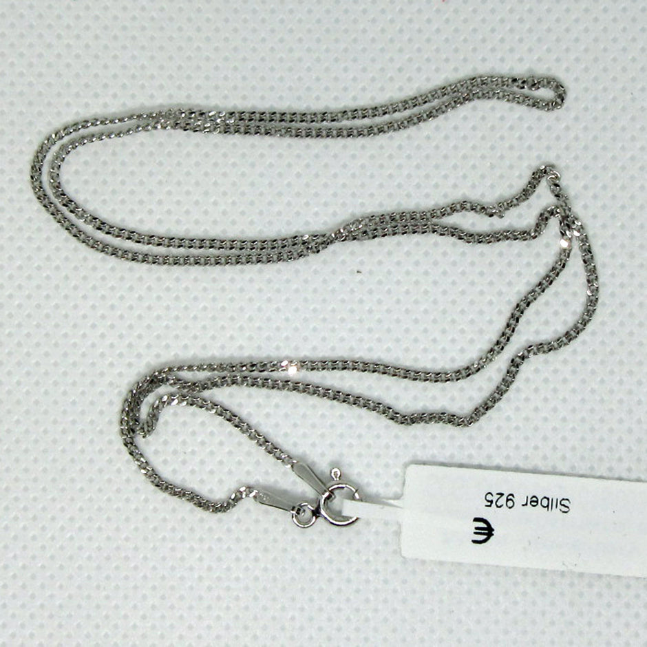 Silberne Panzerkette aus 925er Silber, einzigartig